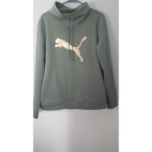 Olive Puma sweater